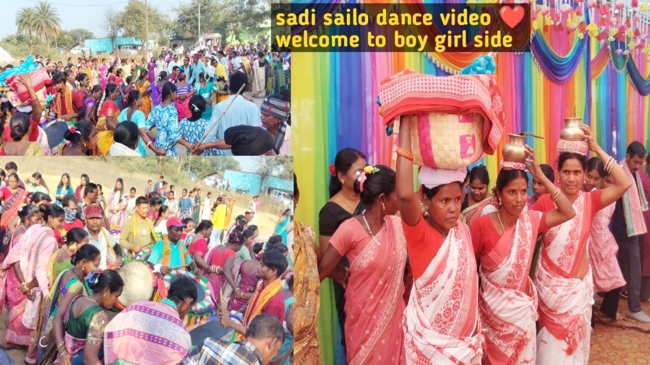 Sadi sailo dance ❤️ welcome to boy  girl side dance , newtna  , new video , adibasi Sadi , tribal