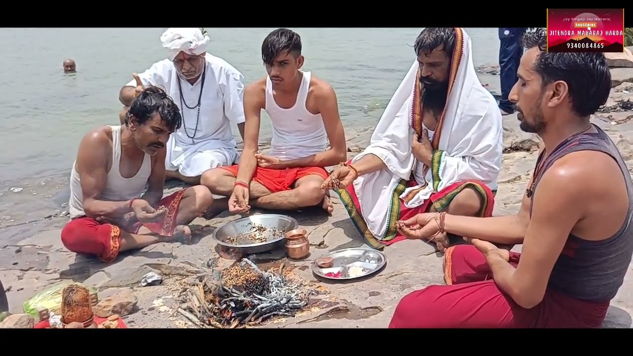 आवली घाट में देव भीलट की ग्यारी करते हुए पूज्य गुरुदेव संत श्री गुलाब दास जी महाराज हरदा वाले