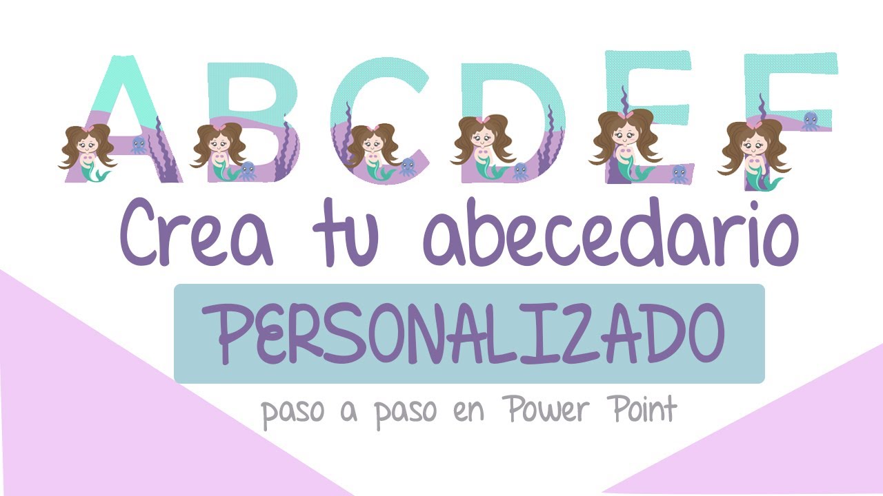 TUTORIAL ABECEDARIO PERSONALIZADO + DESCARGA GRATIS