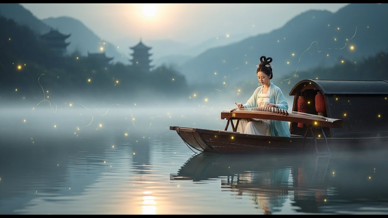 地中海岸风轻拂伊比利亚纯器乐悠然流淌温暖夜晚静心冥想