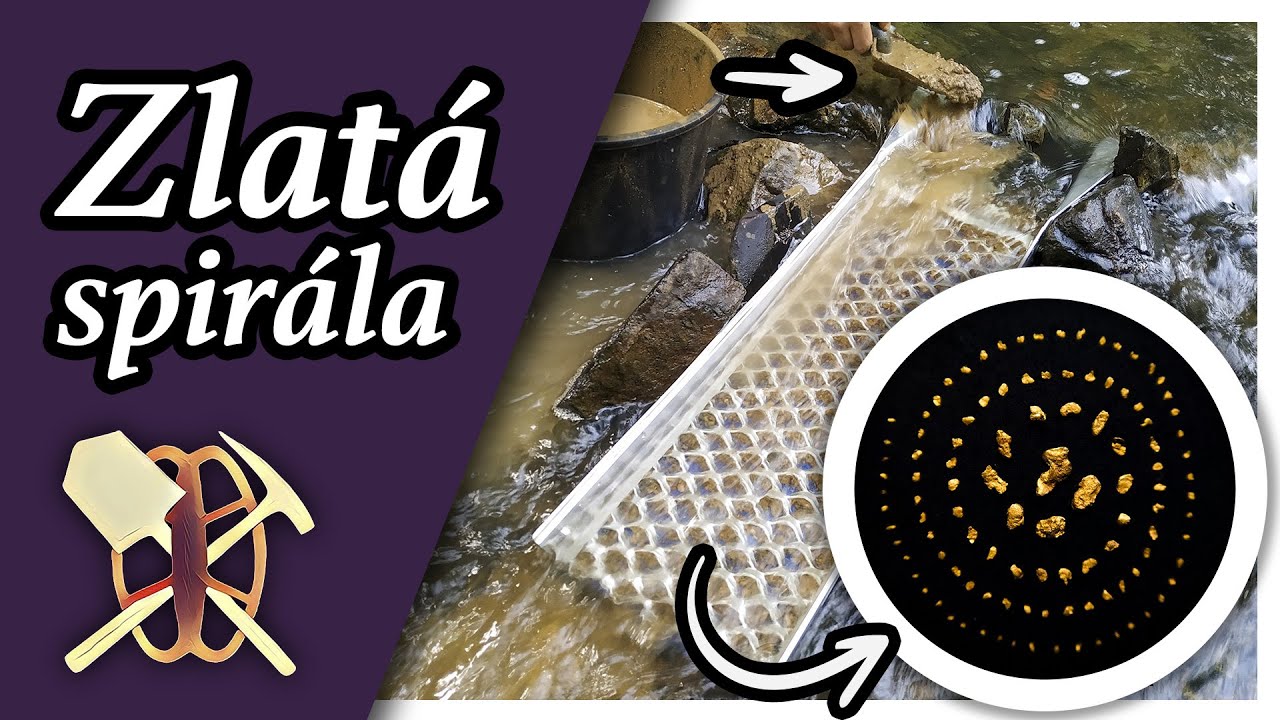 Chytání zlata do splavu GOLD KING PRO 200 - Rýžování zlata 2020
