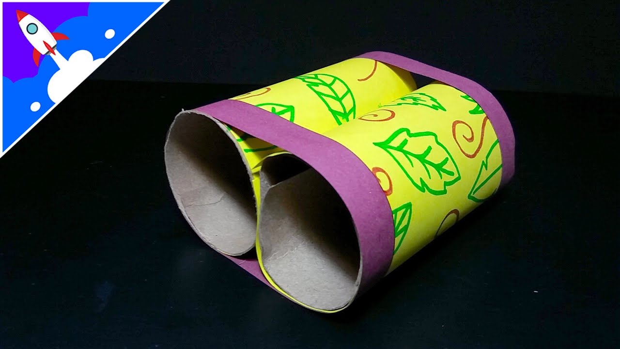 Como fazer um binóculo de papel