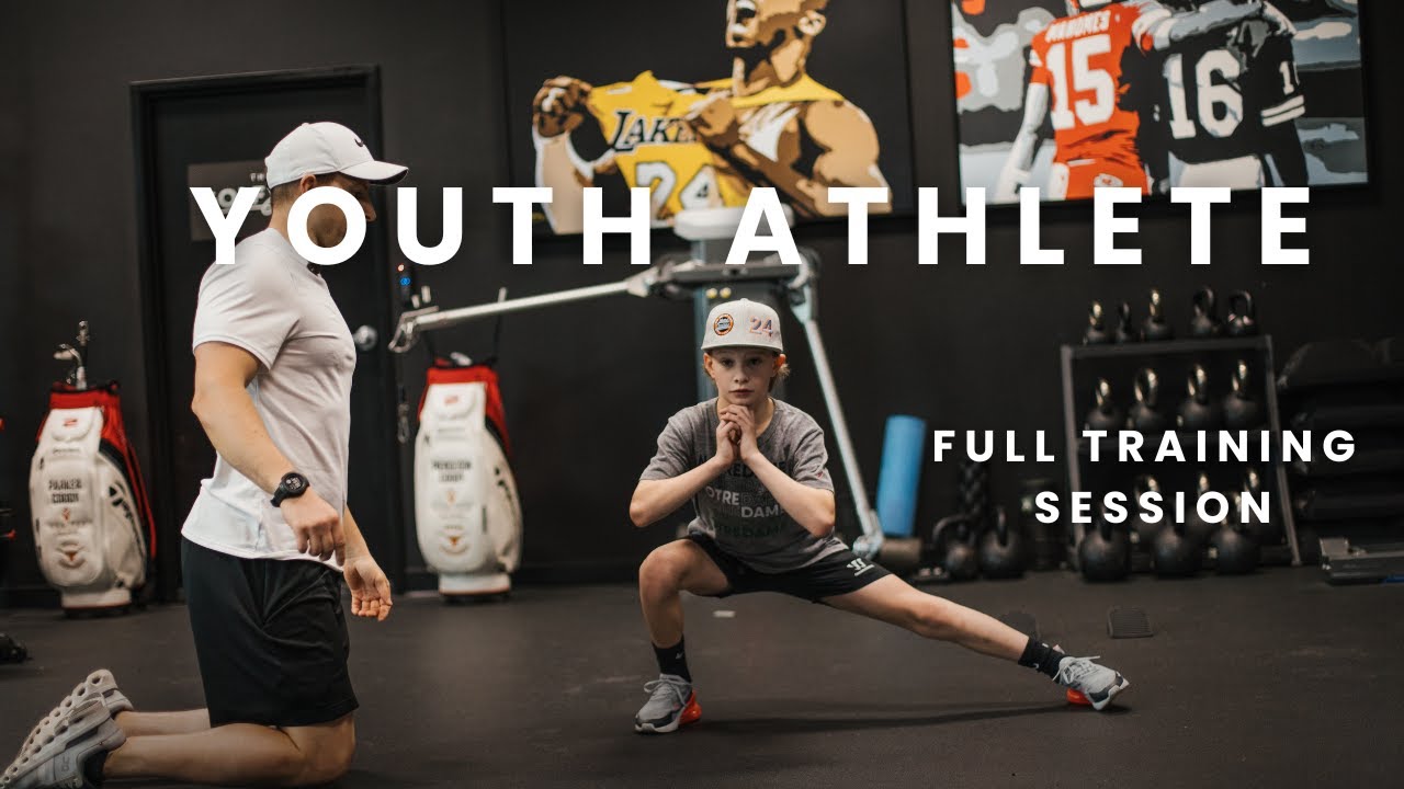 Youth Athlete Speed & Strength Training | Hockey Off Ice Training w/ Joey Bergles | Part 2