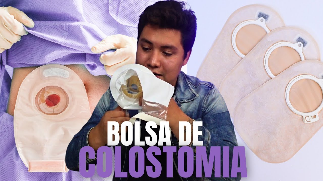 TUTORIAL de COMO CORTAR Y COLOCAR una BOLSA DE COLOSTOMIA | FACIL | Enfermeria