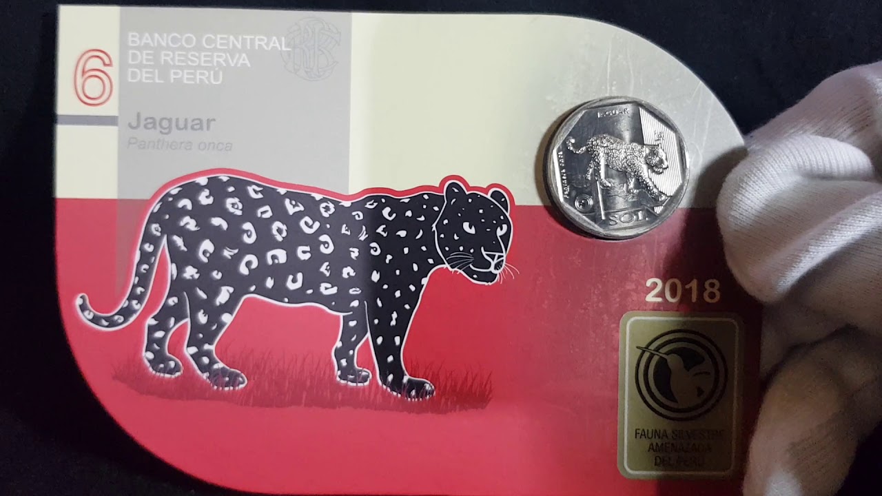 COLECCIÓN COMPLETA 10 MONEDAS ALUSIVAS A LA FAUNA SILVESTRE AMENAZADA DEL PERÚ