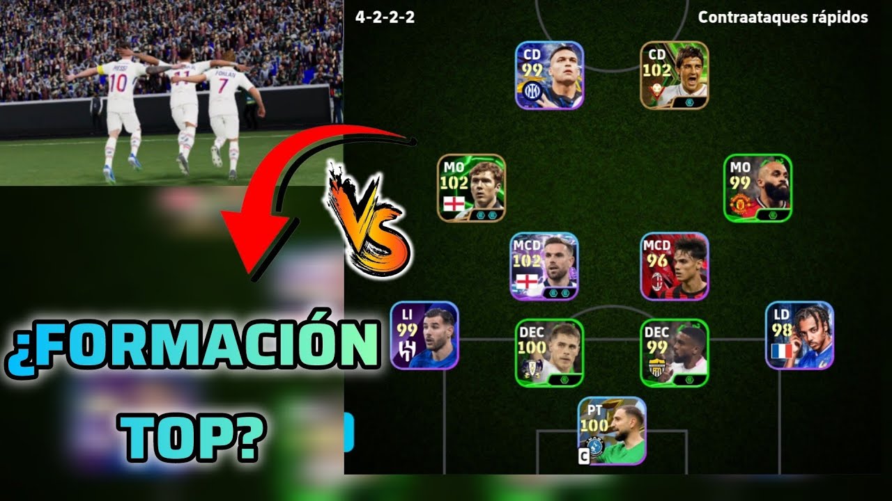 ME ENFRENTÉ A LA FORMACIÓN 4-2-2-2… Y ESTO FUE LO QUE PASÓ 🤯 | eFootball Mobile 