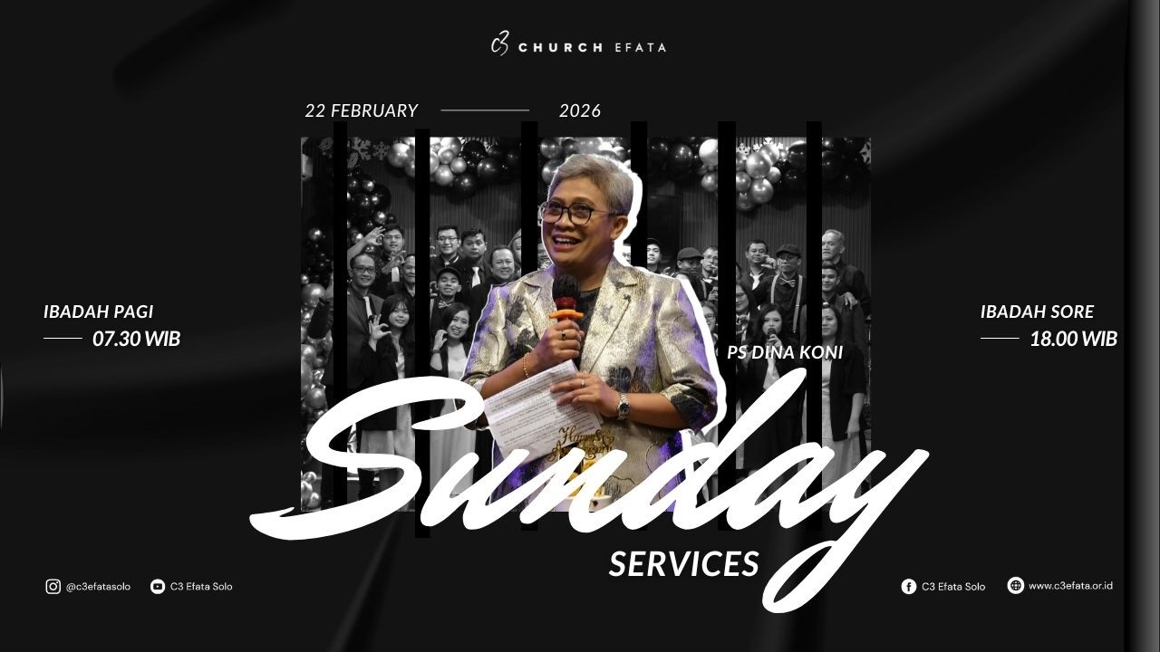 Live Stream Ibadah Raya Minggu Sore | C3 Efata 22 Februari 2026 | Ps. Dina Koni