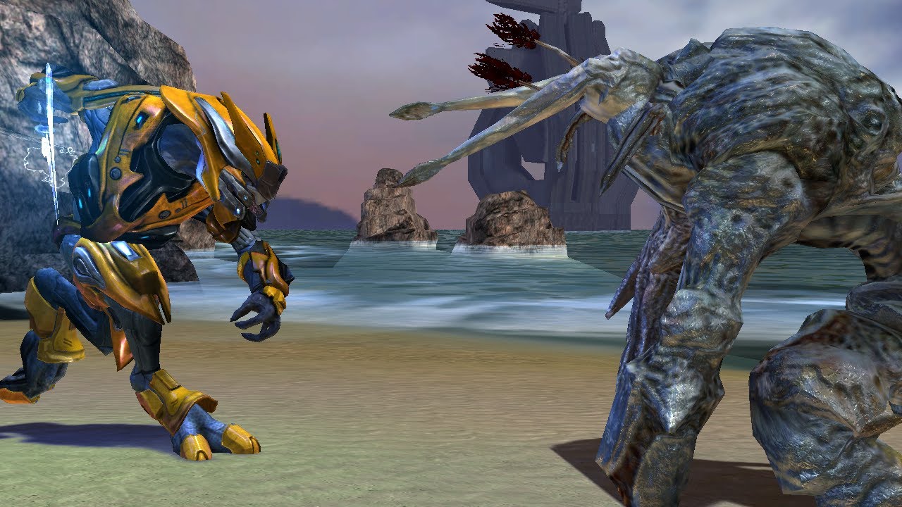 Halo Reach Elites VS. Halo 3 Flood Tank