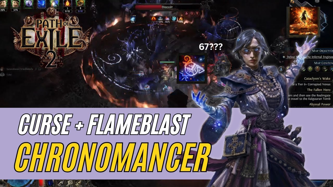 Chronomancer curse flameblast POE2 0.4