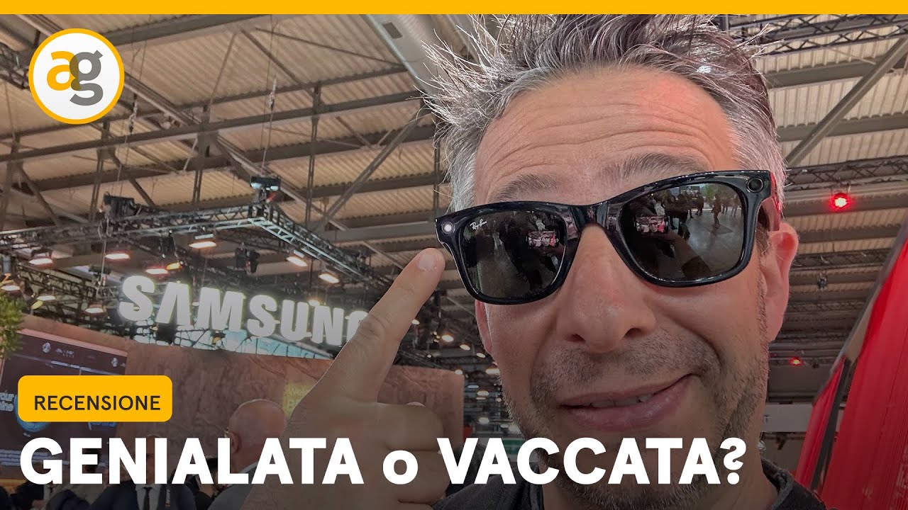 DAGLI OCCHIALI SMART le NOVITA' TECH al SALONE DEL MOBILE! Recensione RAY-BAN META
