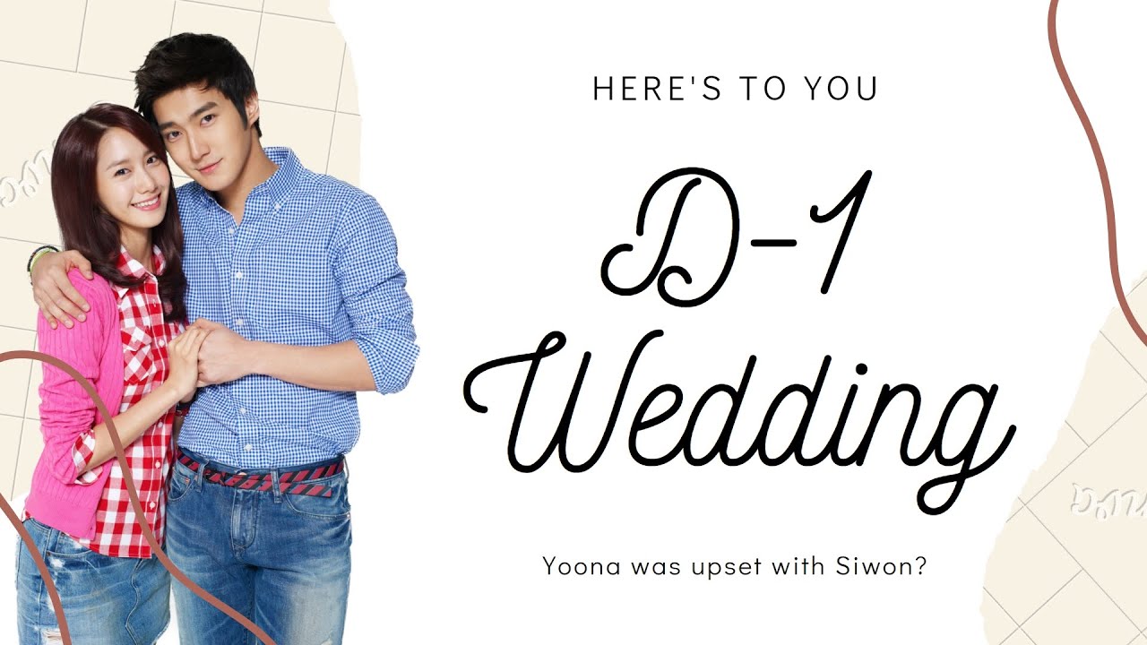 #VLOG1 Mr. & Mrs. Choi ━ D-1 Wedding (SIWON - YOONA)