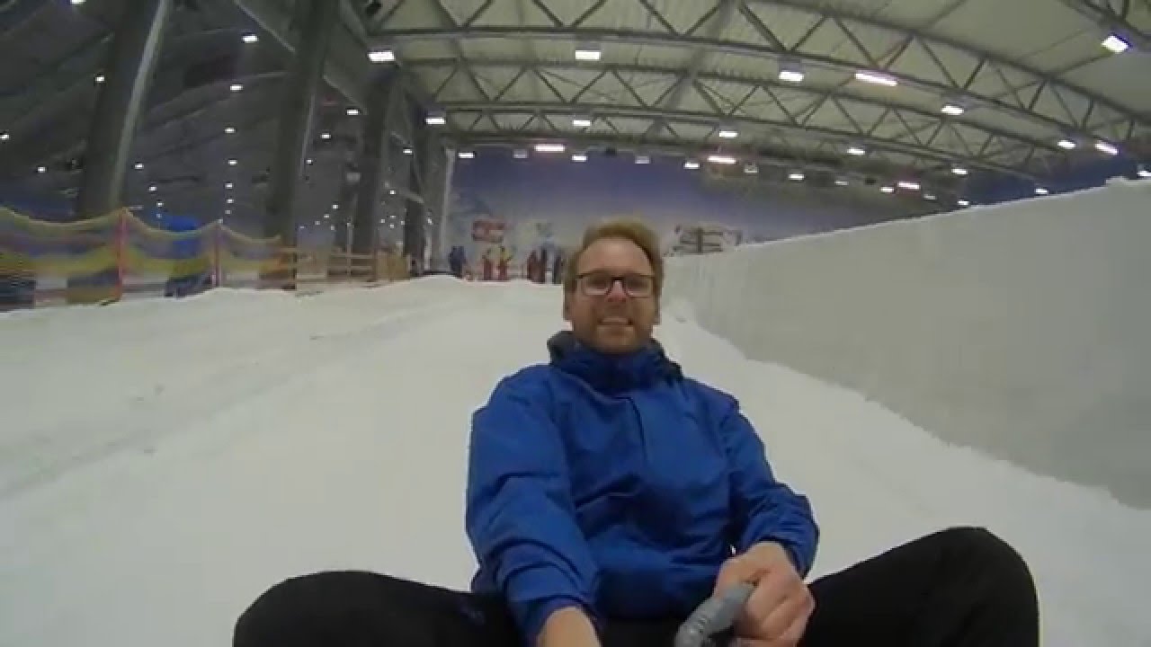TomTom Bandit Videotest - Rodeln in der Skihalle in Neuss
