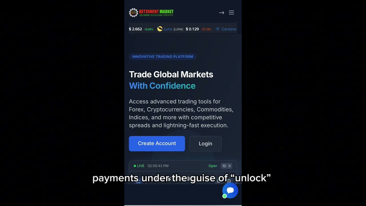 BETTAMENT MARKET SCAM EXPOSED - How to withdraw 