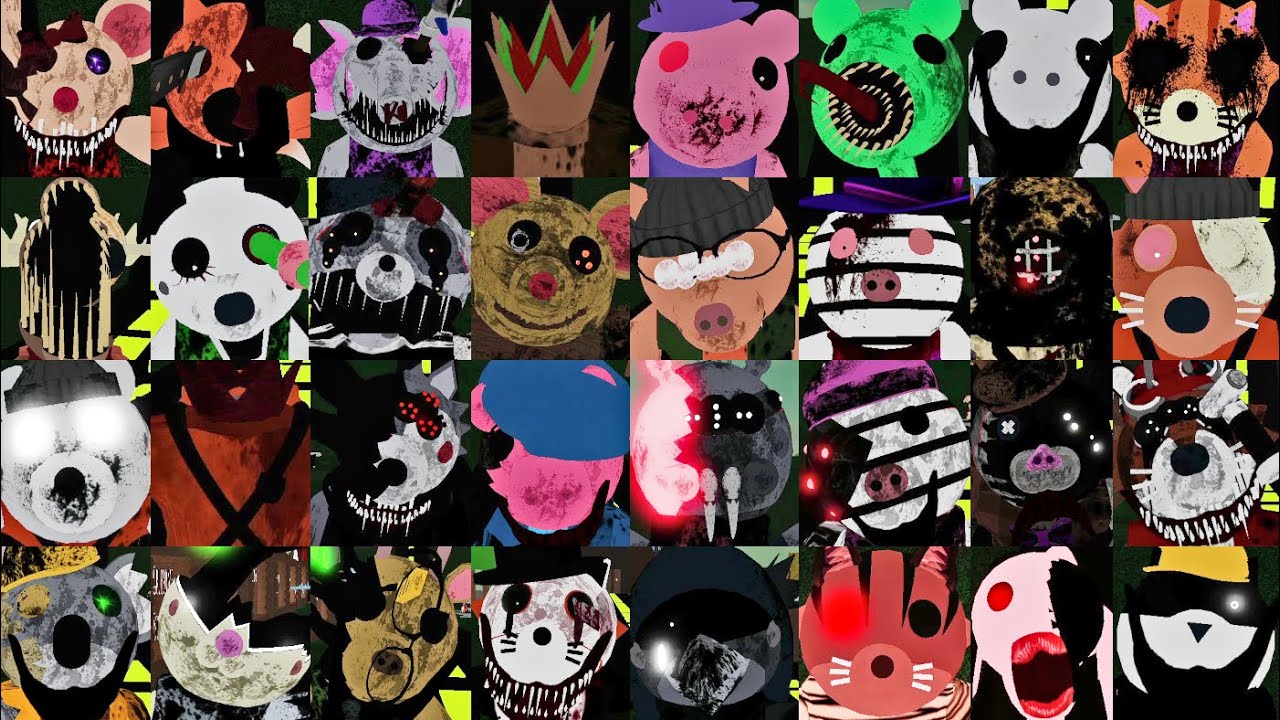 ROBLOX PIGGY THE RESULT OF ISOLATION CUSTOMS ALL JUMPSCARES (PART 1)