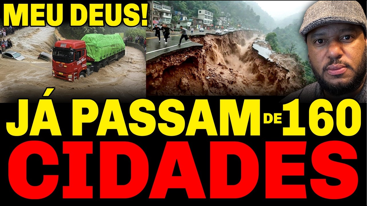 DEFESA CIVIL URGENTE🚨ALERTA VERMELHO EM 160 CIDADES😱ESTÁ SENDO MUITO RÁPIDO❗️❗️