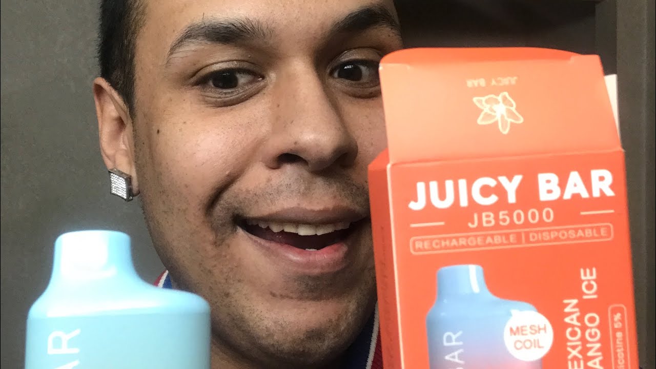 Juicy Bar Mexican Mango Ice Review 5000 Puffs ! #vape #vaping