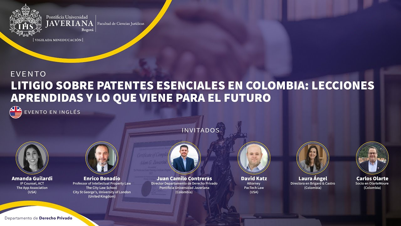 Evento | Litigio Sobre Patentes Esenciales en Colombia (English Event)