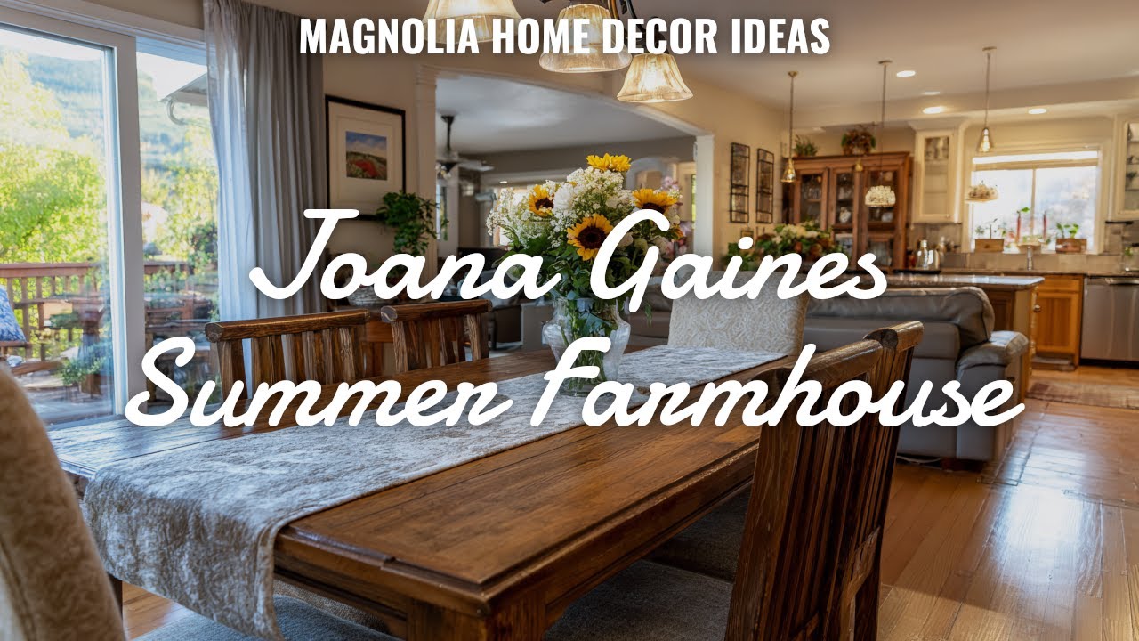 ☀️ Joanna Gaines Inspired 2025 Summer Farmhouse Decor: Affordable Magnolia Home Inspiration