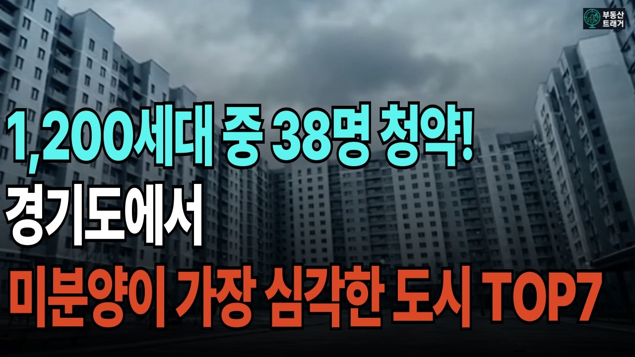 대구도 제친 전국 미분양 1위는 어디? 건설사도 무너진다. 2025년 경기도 미분양 폭탄 터진 지역 TOP 7