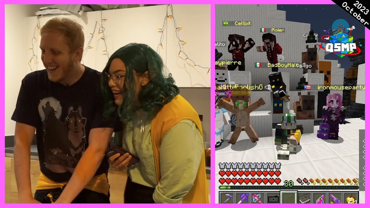 Pumpkin Carving & QSMP - HALLOWEEN EVENT - Streamed on October 31 2023