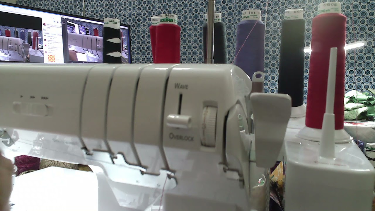 Creating flat lock seams using decorative cording with the Baby Lock Triumph Serger