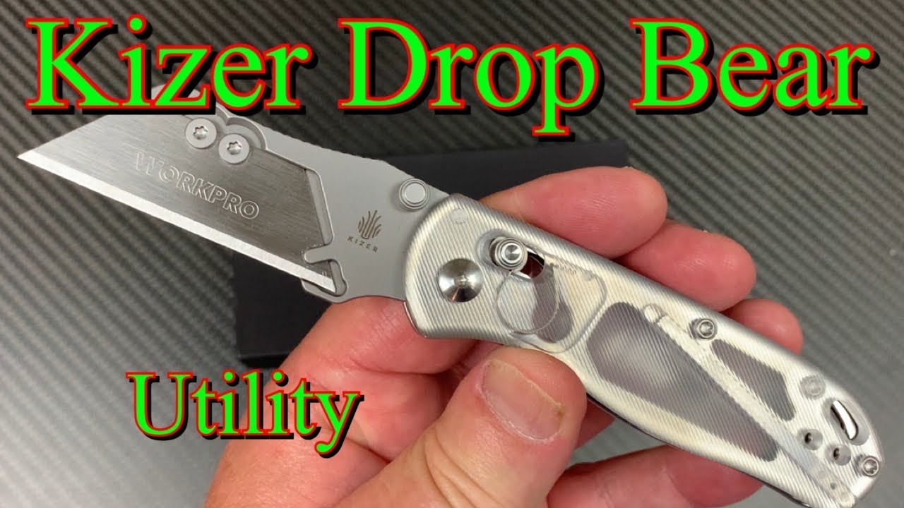 Kizer Drop Bear Utility !  Clutch lock with extra tools !