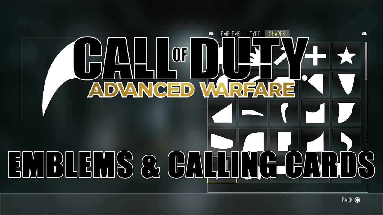 Call of Duty: Advanced Warfare | Emblems, Calling Cards and Prestige Guide
