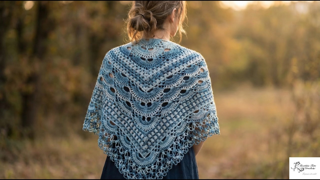 Tuto châle au crochet