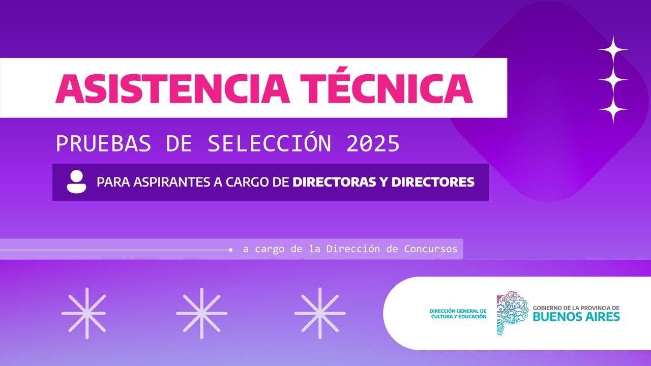 🔴Vivo-Asistencia técnica pruebas de selección 2025 aspirantes a cargo de directoras y directores D.C