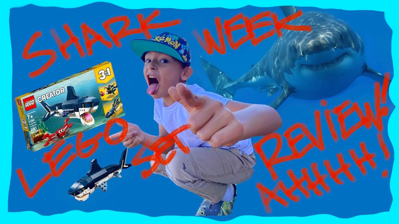 Shark Week Lego Creator Shark Legos !! Deep Sea Creatures 3 In 1 Lego Set !! Fun With Teddy