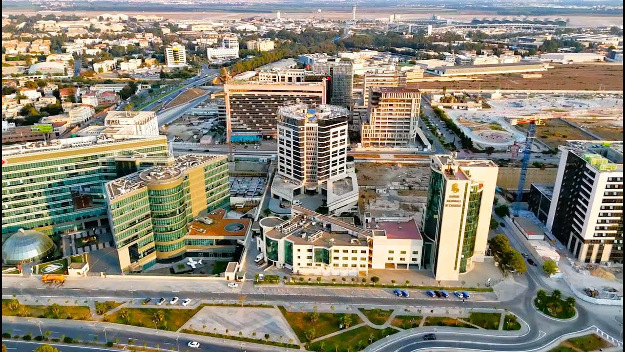 لأول مرة نشاهد فيديو بالدرون رائع عن حي الأعمال بباب الزوار  ماشاء الله BEB DISTRICT FROM  ABOVE