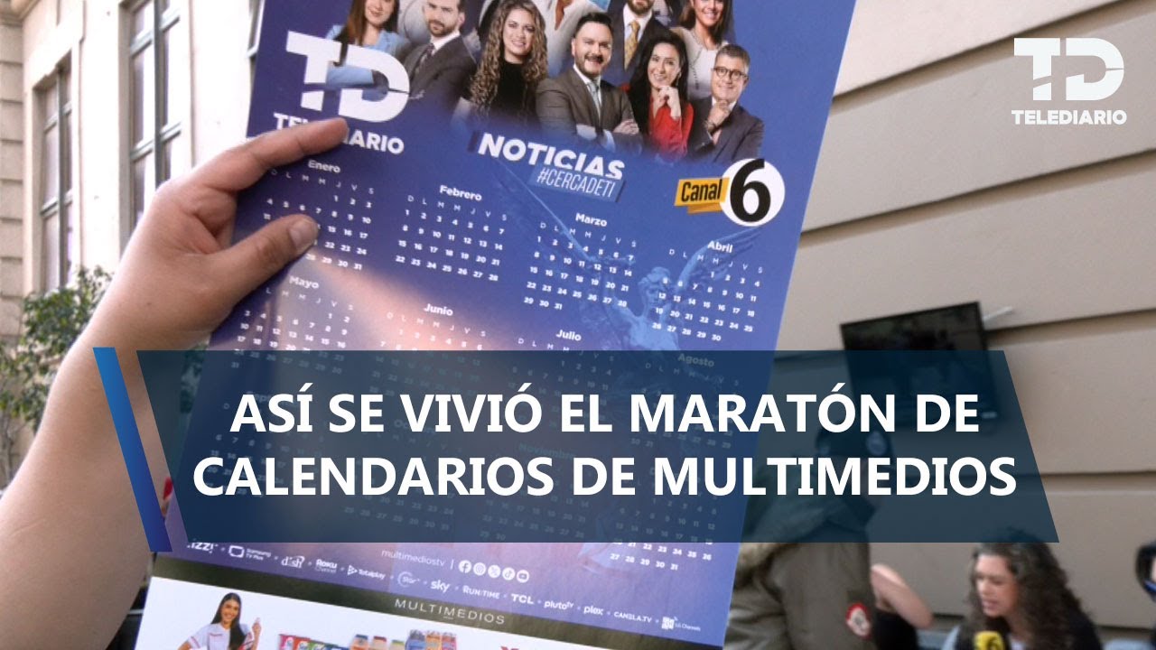 C4 Jim&eacute;nez y conductores de Canal 6 firman calendarios en CdMx; as&iacute; se vivi&oacute; la convivencia