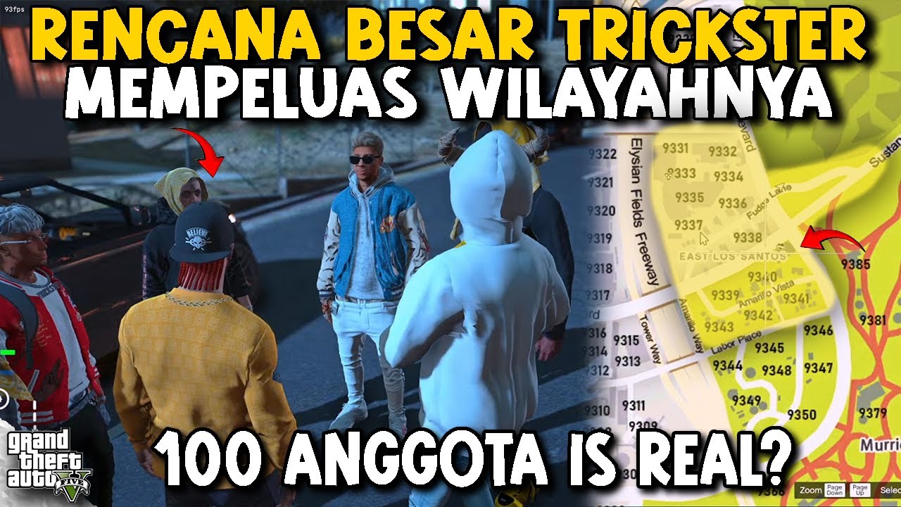 RENCANA BESAR TRICKSTER MEMPERLUAS WILAYAH!! DAN MENCARI 100 ANGGOTA?!! || GTA V ROLEPLAY