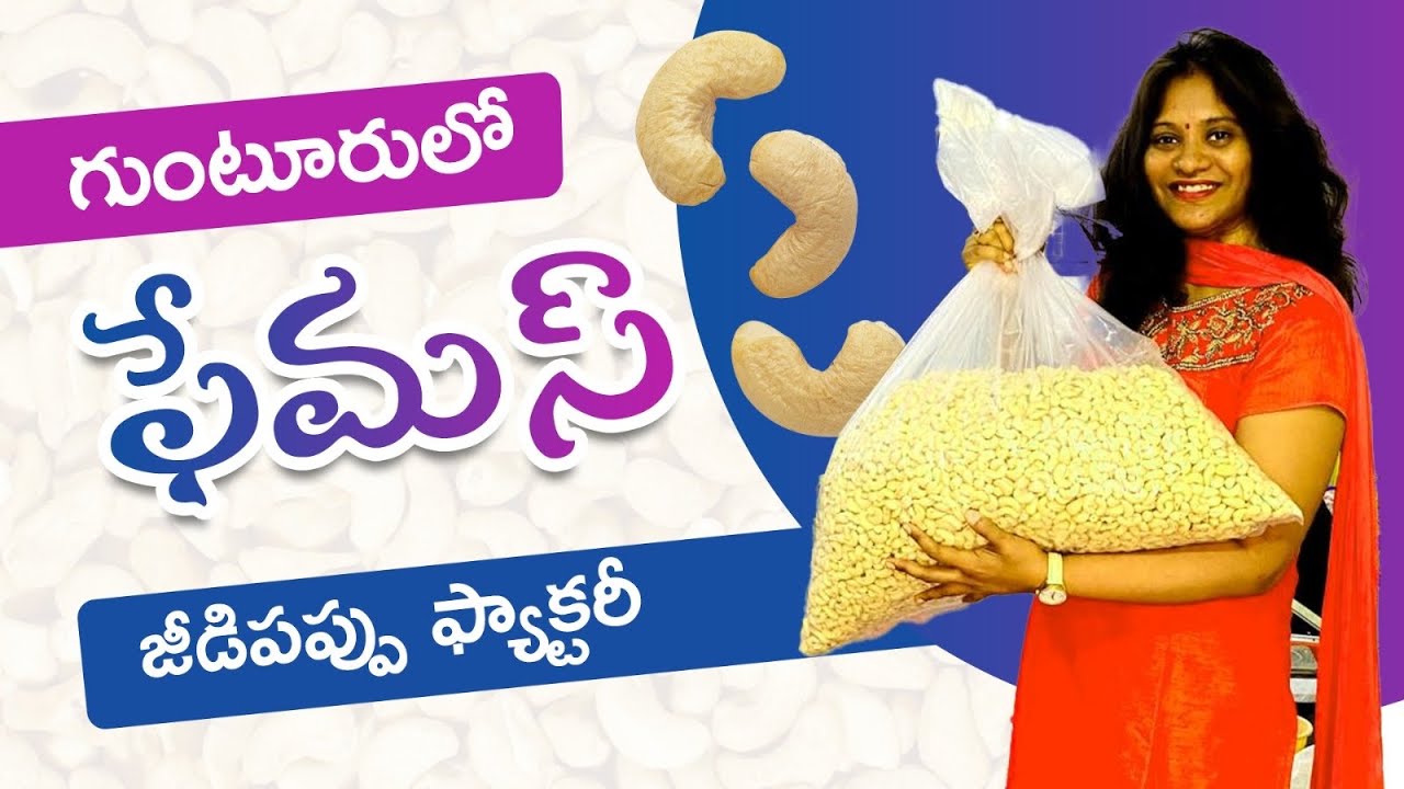 My Visit to Guntur’s Famous Fully Automated Cashew Factory | High quality cashew at Rasonable price