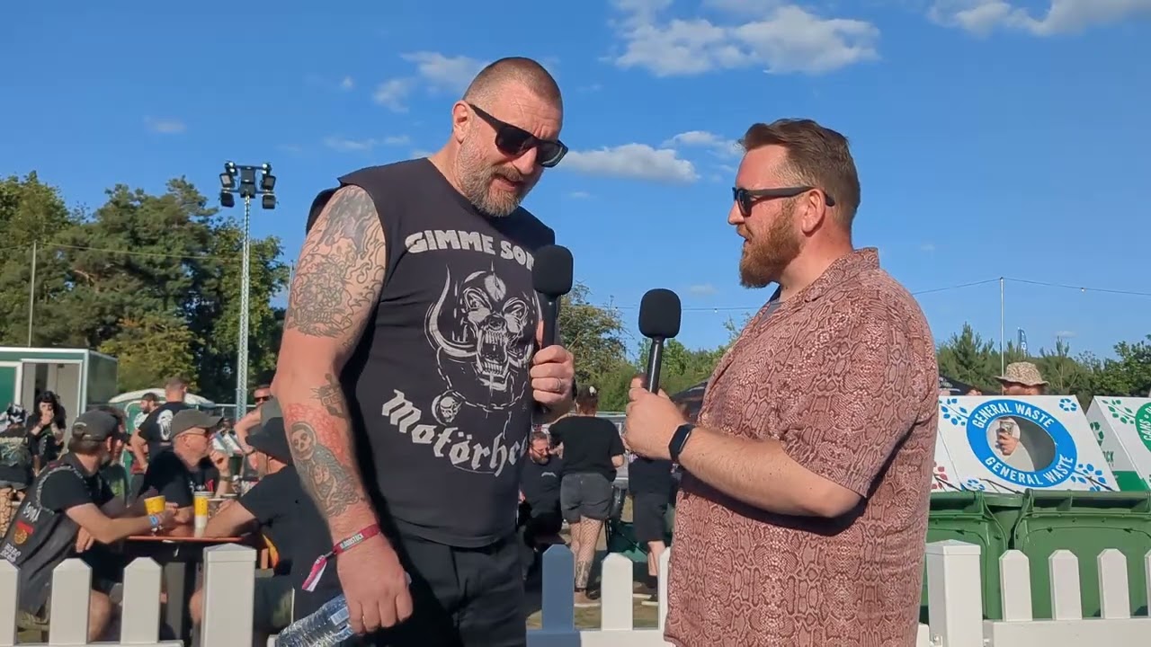 Ben Ward from Orange Goblin chatting with The Hobo on the Radio for @TotalRockOnline #boa2025