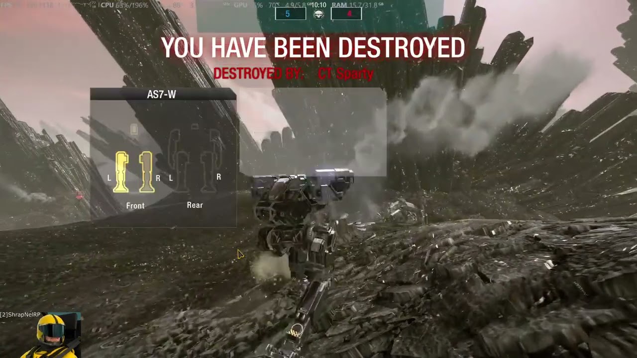Atlas Warlord - 656 Damage, 1 Kill, Win (Feed - ShrapNelRP)