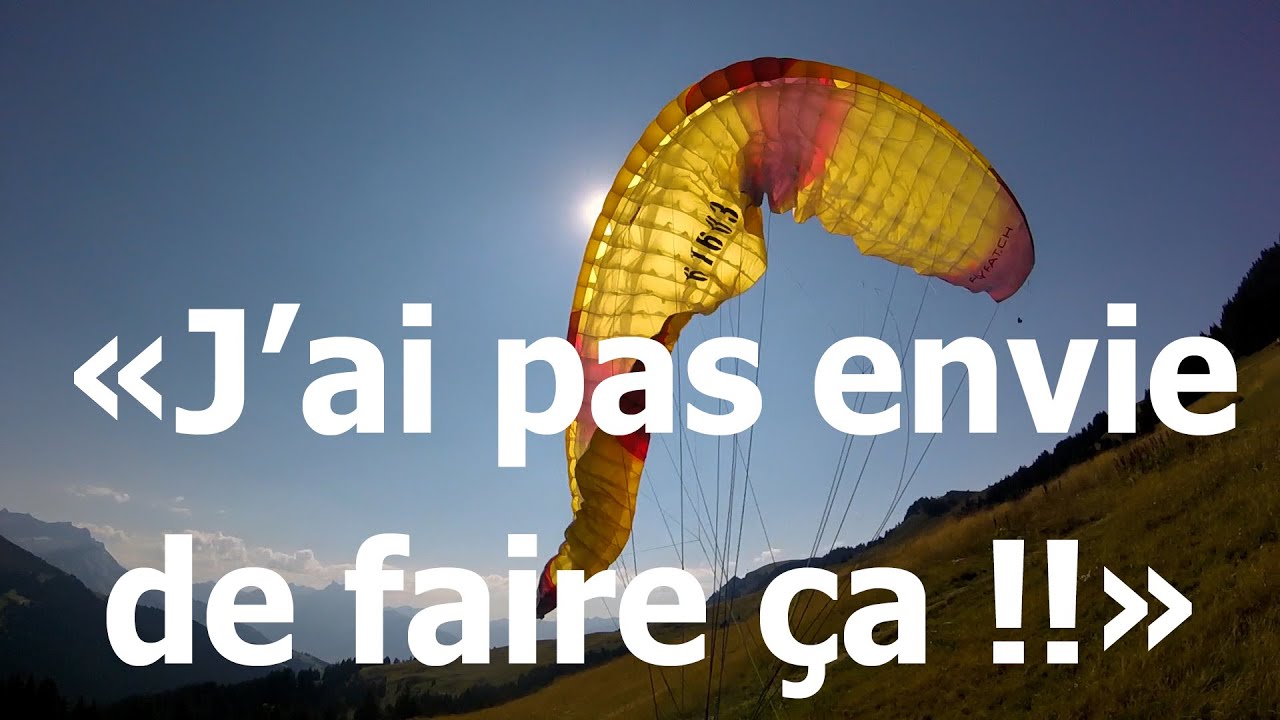 Je tente un cross en parapente, ça ne se passe pas comme prévu !