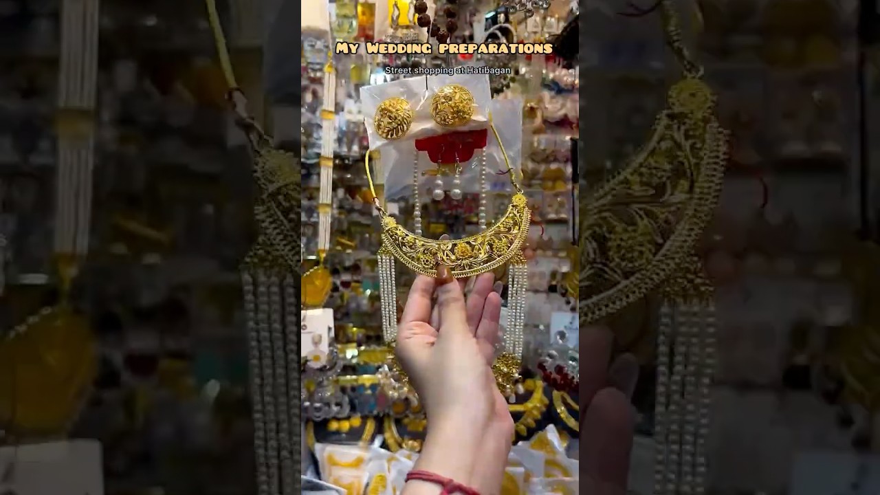 My Wedding shopping at Hatibagan ✨ Imitation Gold Jewellery at Hatibagan 😍 Bengali Wedding vlog