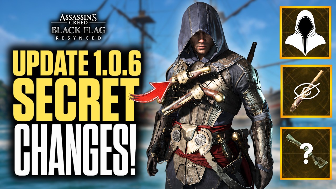 5 СЕКРЕТНЫХ ИЗМЕНЕНИЙ в обновлении 1.0.6, которые вы могли ПРОПУСТИТЬ в Assassin's Creed Black Fl...