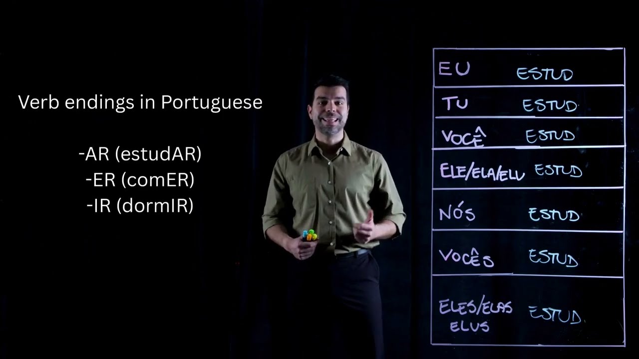 Present tense in Portuguese of verbs ending in AR