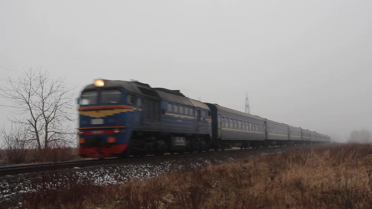 М62-1391 з пасажирським поїздом №13 Київ - Солотвино