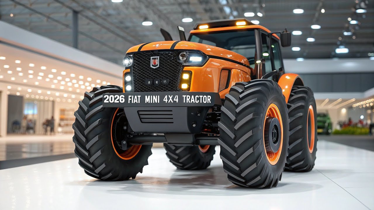 Fiat Mini 4x4 Tractor 2026 &ndash; Kompakter Allradtraktor mit moderner Technik und starker Leistung