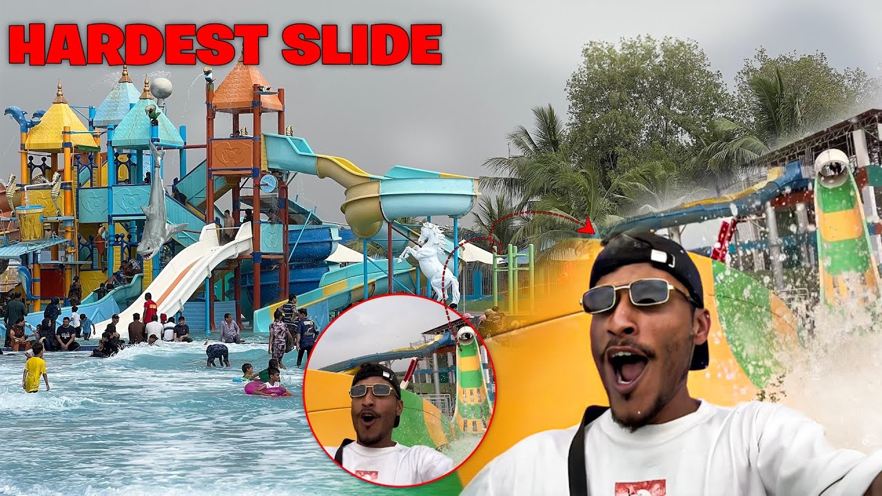 Hardest Slide In Sunway lagoon water park 😯 || 2025 