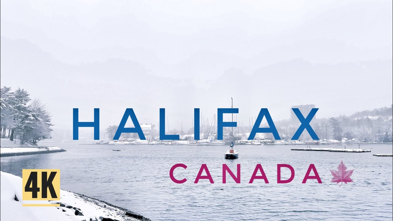 Extraordinary Snowfall In Spring | Halifax Canada 🇨🇦 | 4K Relaxation Walk | 2025 Update