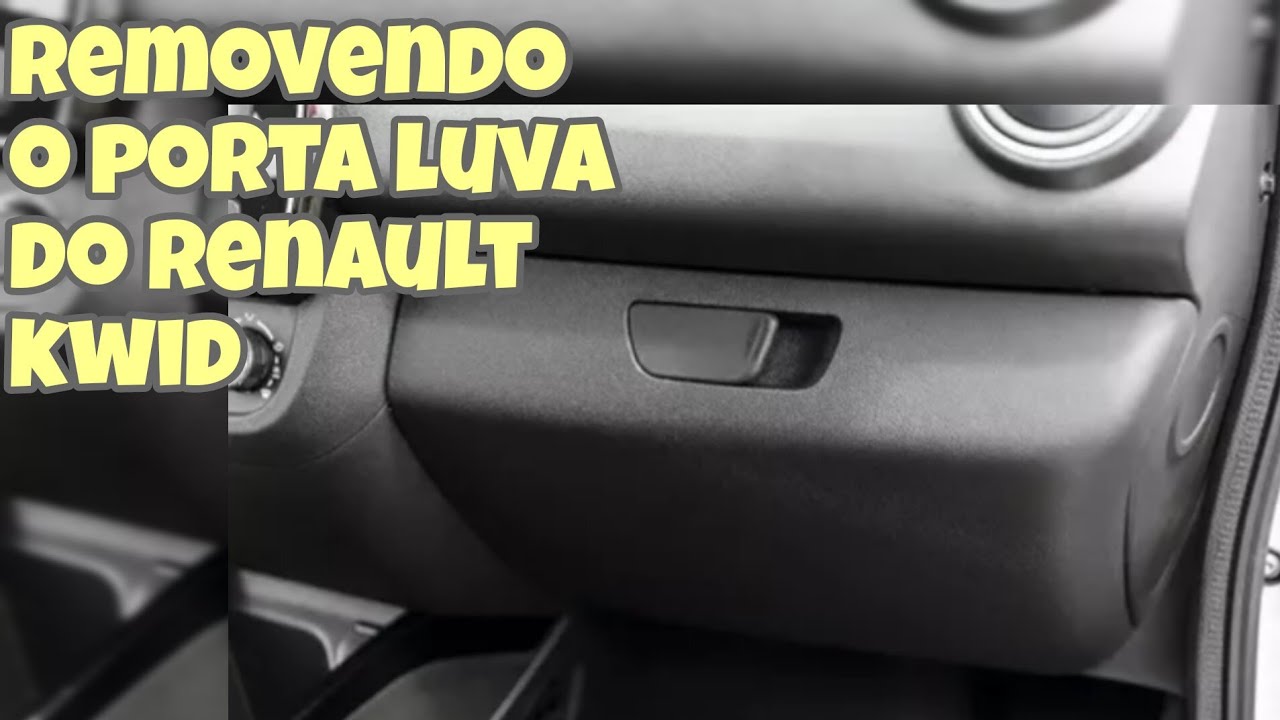 Removendo o porta luva do Renault kwid @comMarcioMenezes