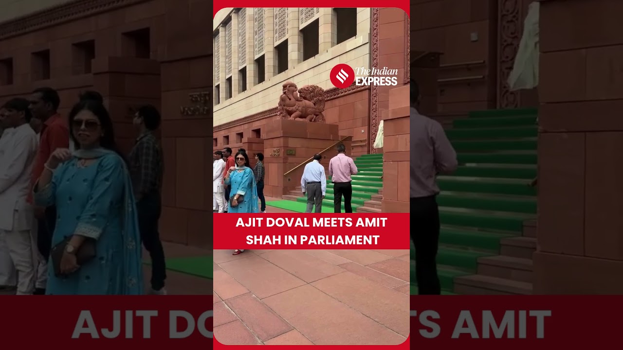 NSA Ajit Doval, IB Chief, and Home Secretary Arrive at Parliament to Meet Amit Shah.