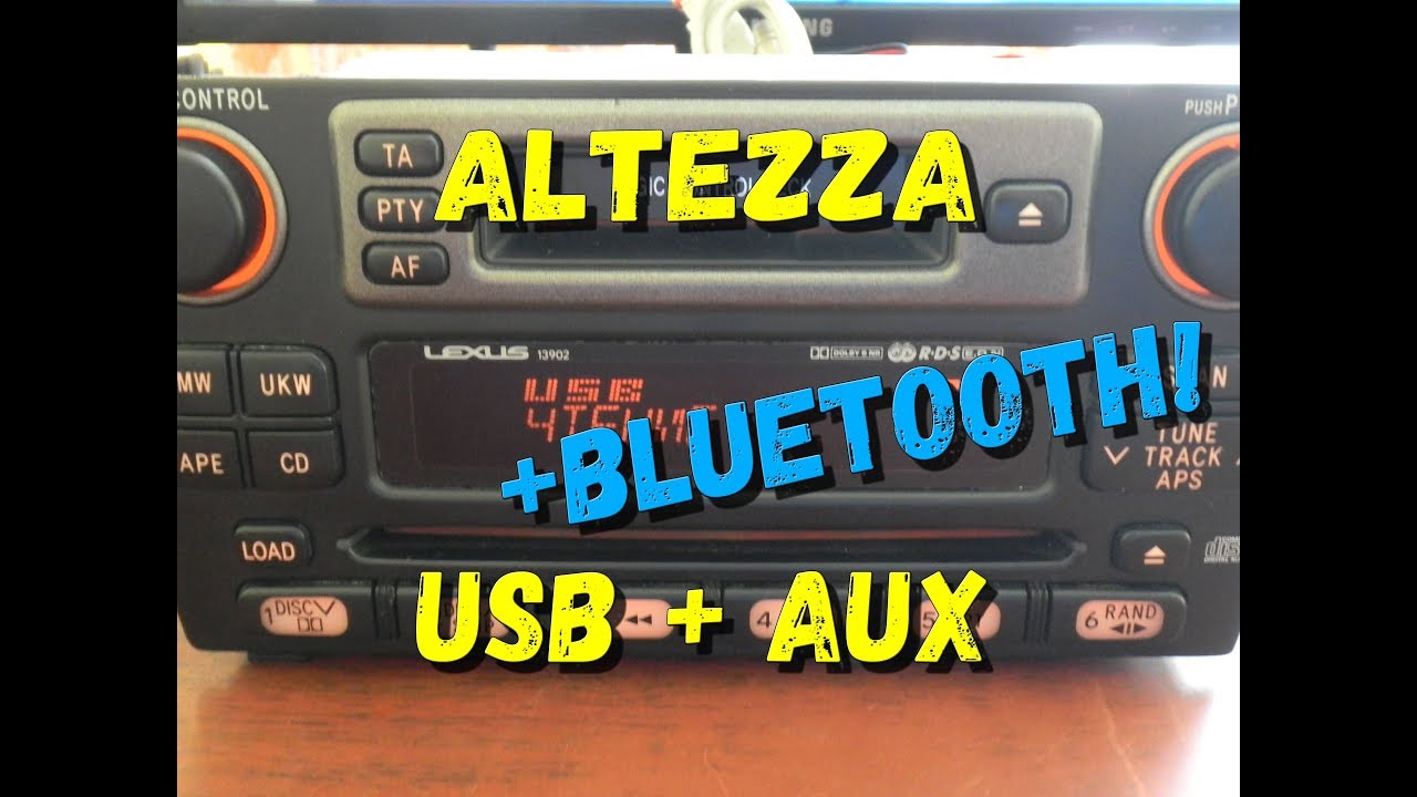 Магнитола Toyota Altezza дорестайл (Pioneer X580BT)