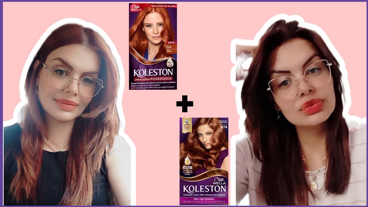 Pintei meu cabelo com Koleston 674 + 64 #koleston #projetorapunzel #ruivoacobreado