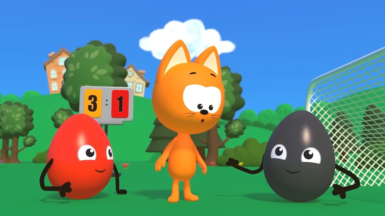 Кот и волшебные яйца! Meow Kitty बादल से गिरे फल | Cartoons anak-anak • बच्चों के लिए