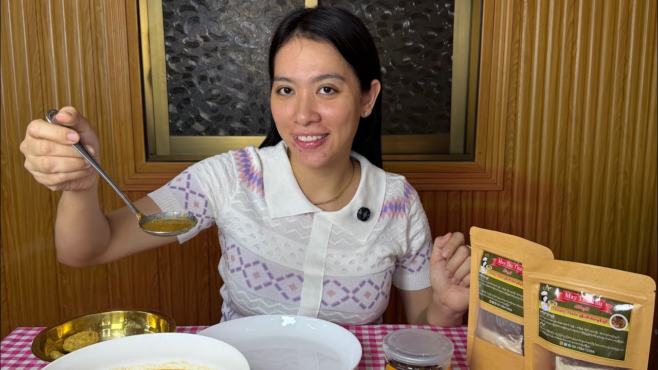 ငါးဆီသတ်အနှစ်ထုပ်လေးနဲ့ မုန့်ဟင်းခါးချက်စားမယ် 😋😋😋